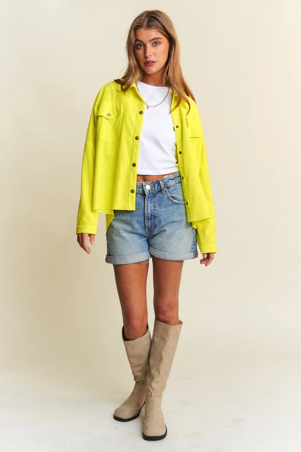 Limonette Glow Shacket