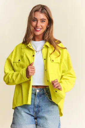 Limonette Glow Shacket