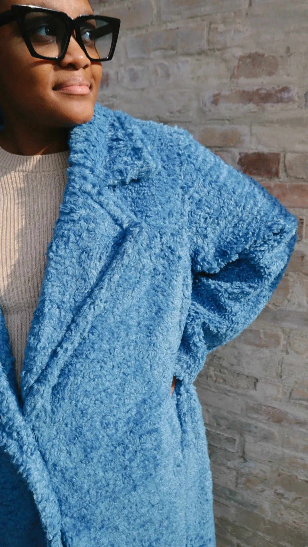 Long Teddy Bear Coat