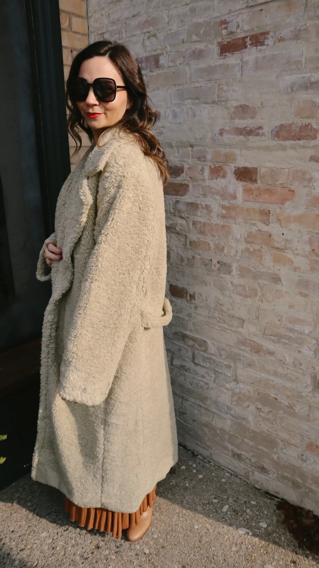 Long Teddy Bear Coat