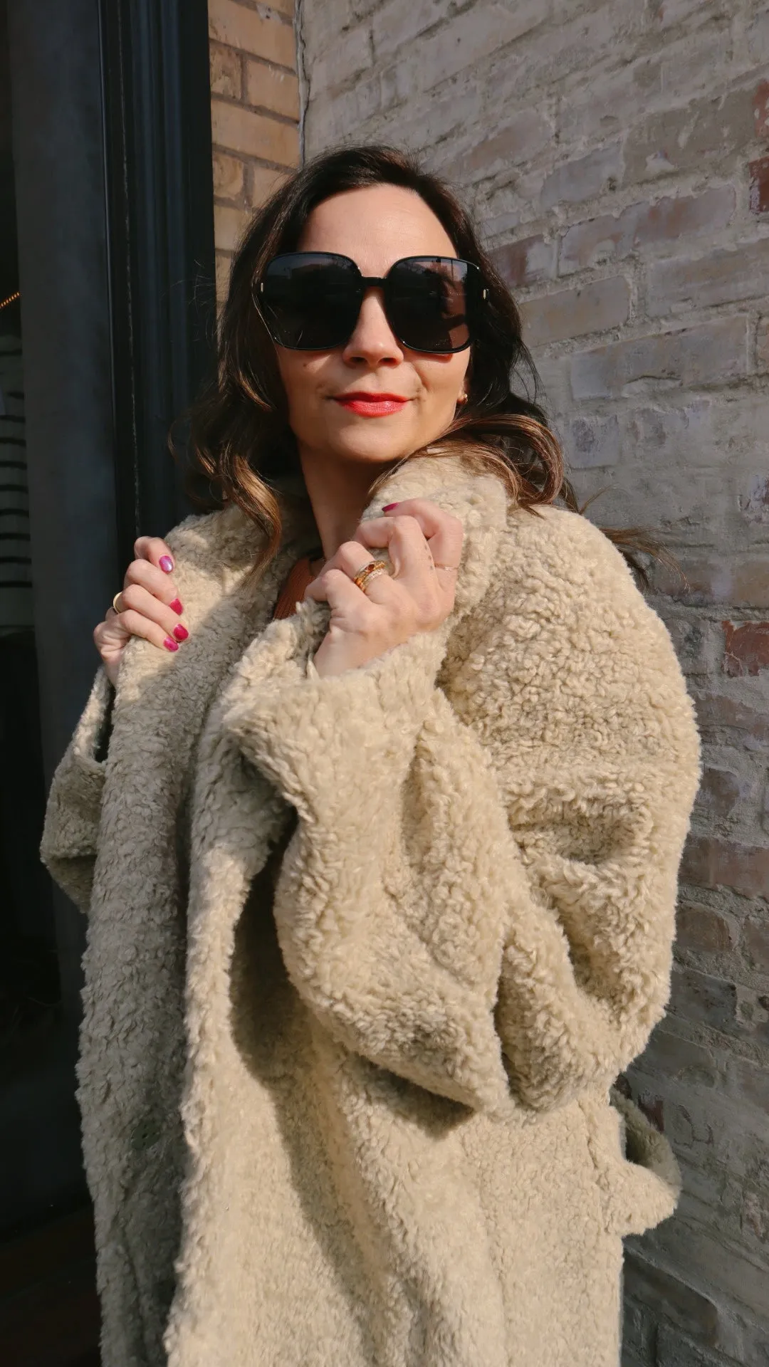 Long Teddy Bear Coat
