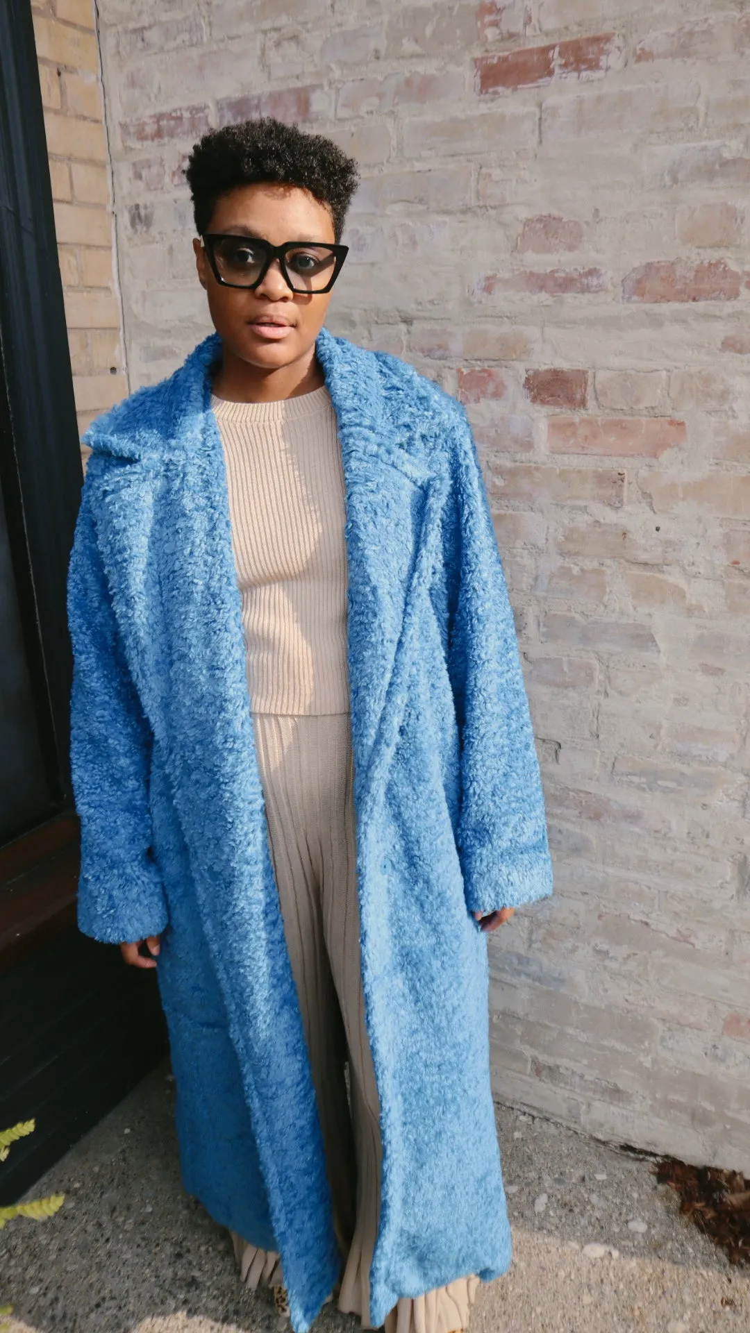 Long Teddy Bear Coat