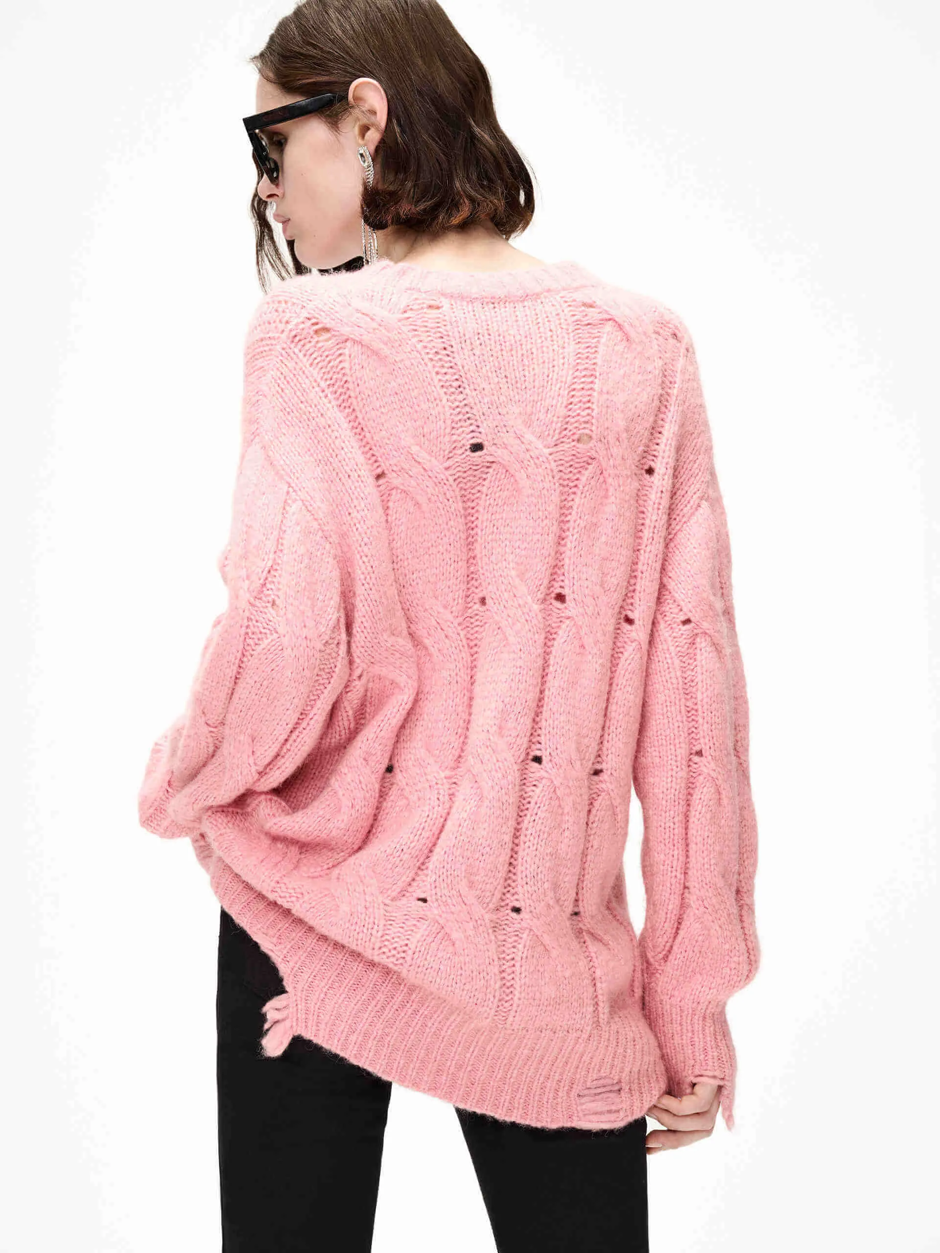 Loose Distressed Sweater