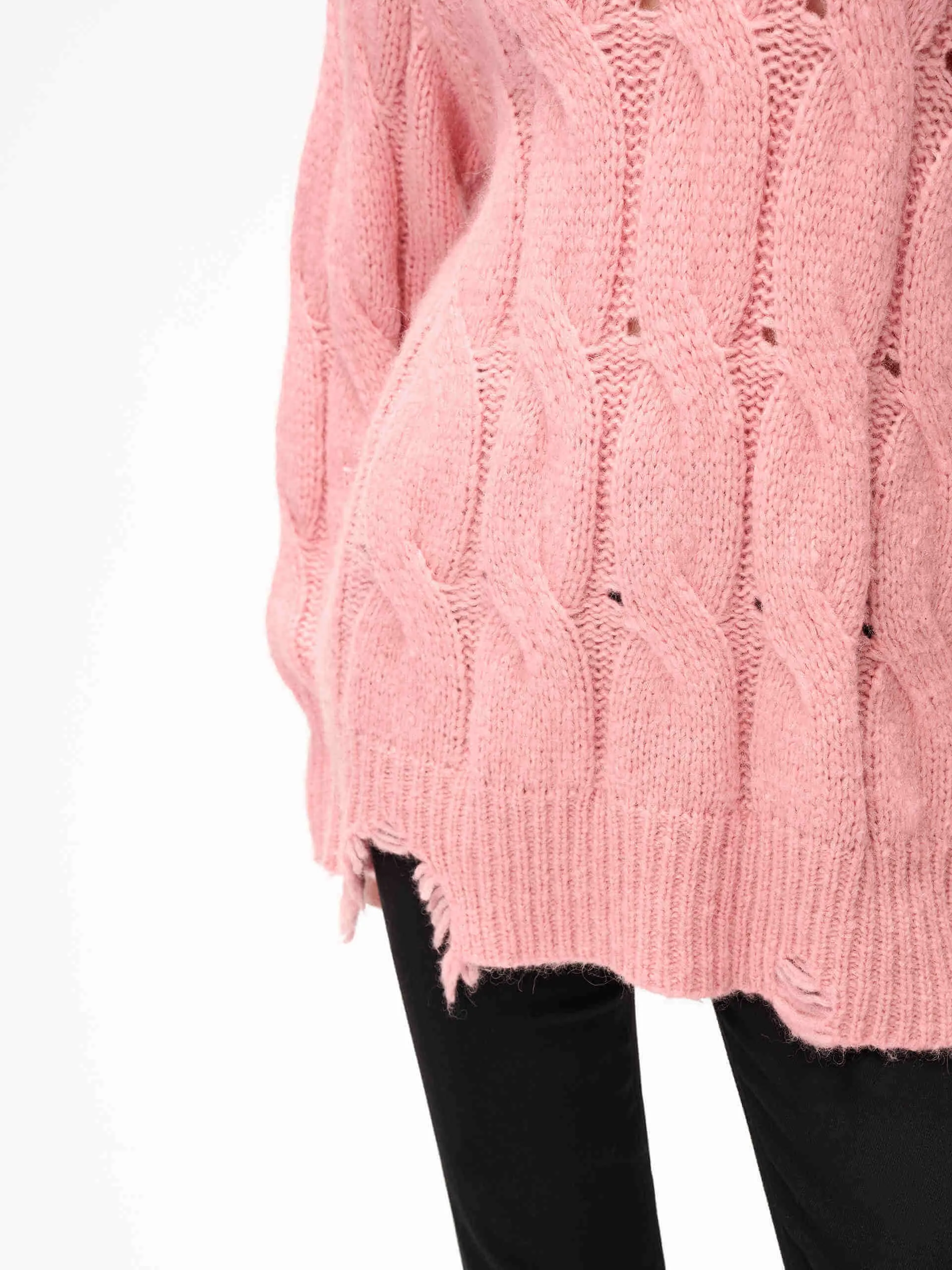 Loose Distressed Sweater