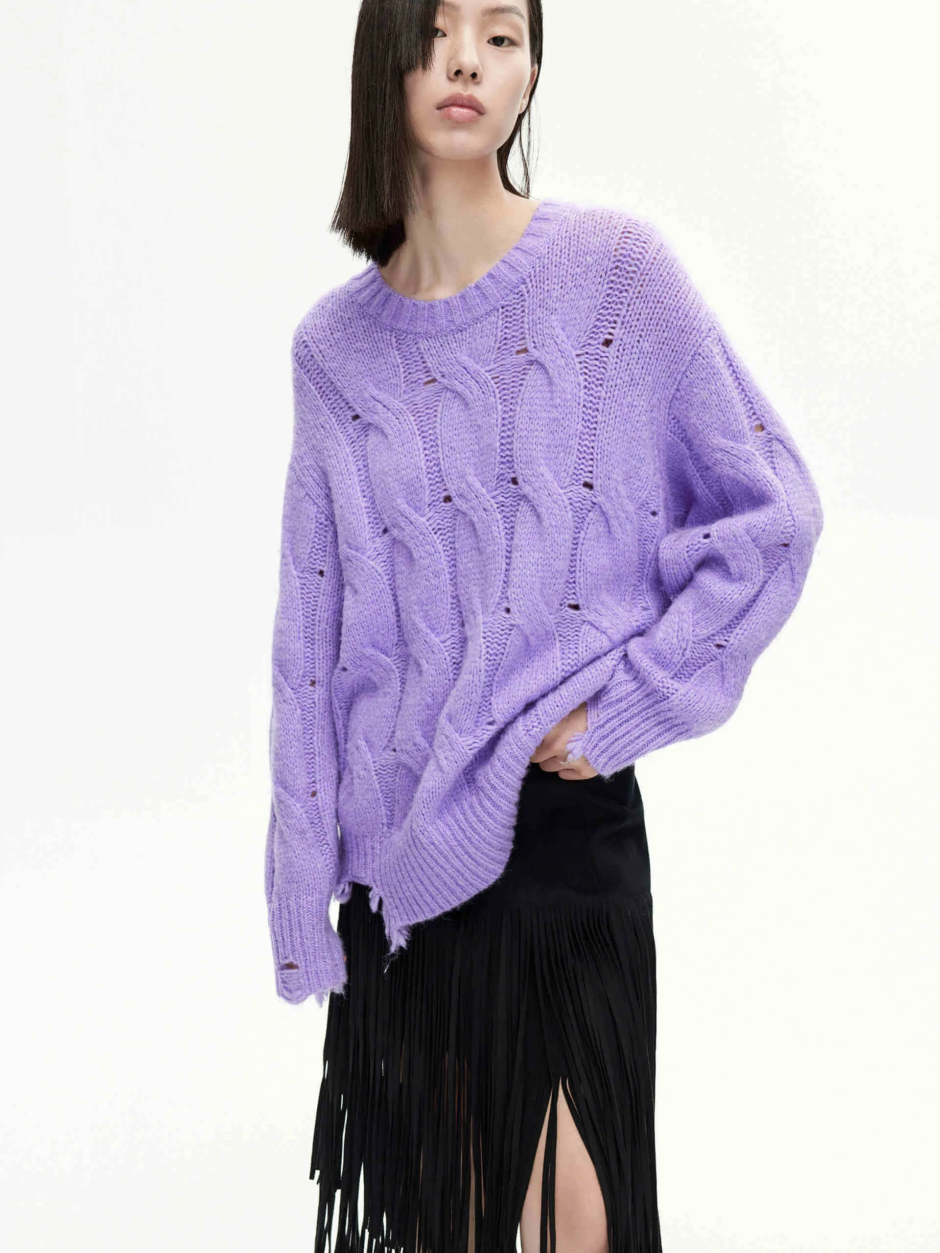 Loose Distressed Sweater