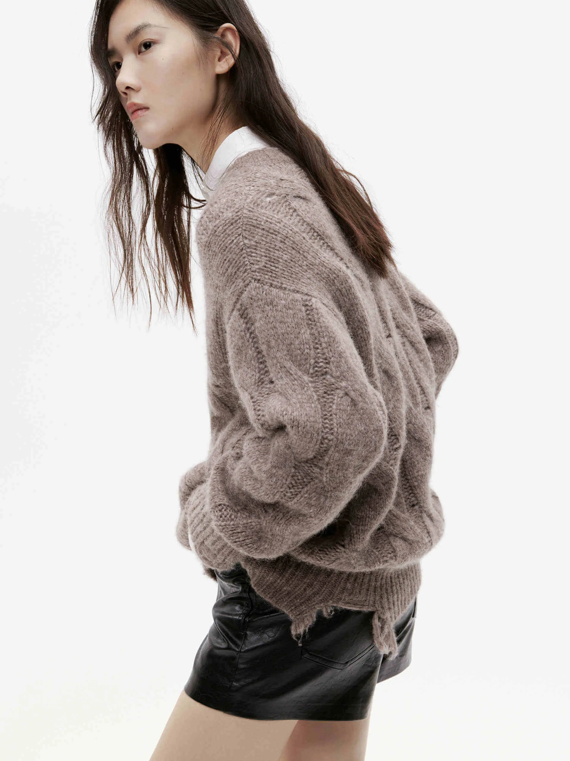 Loose Distressed Sweater