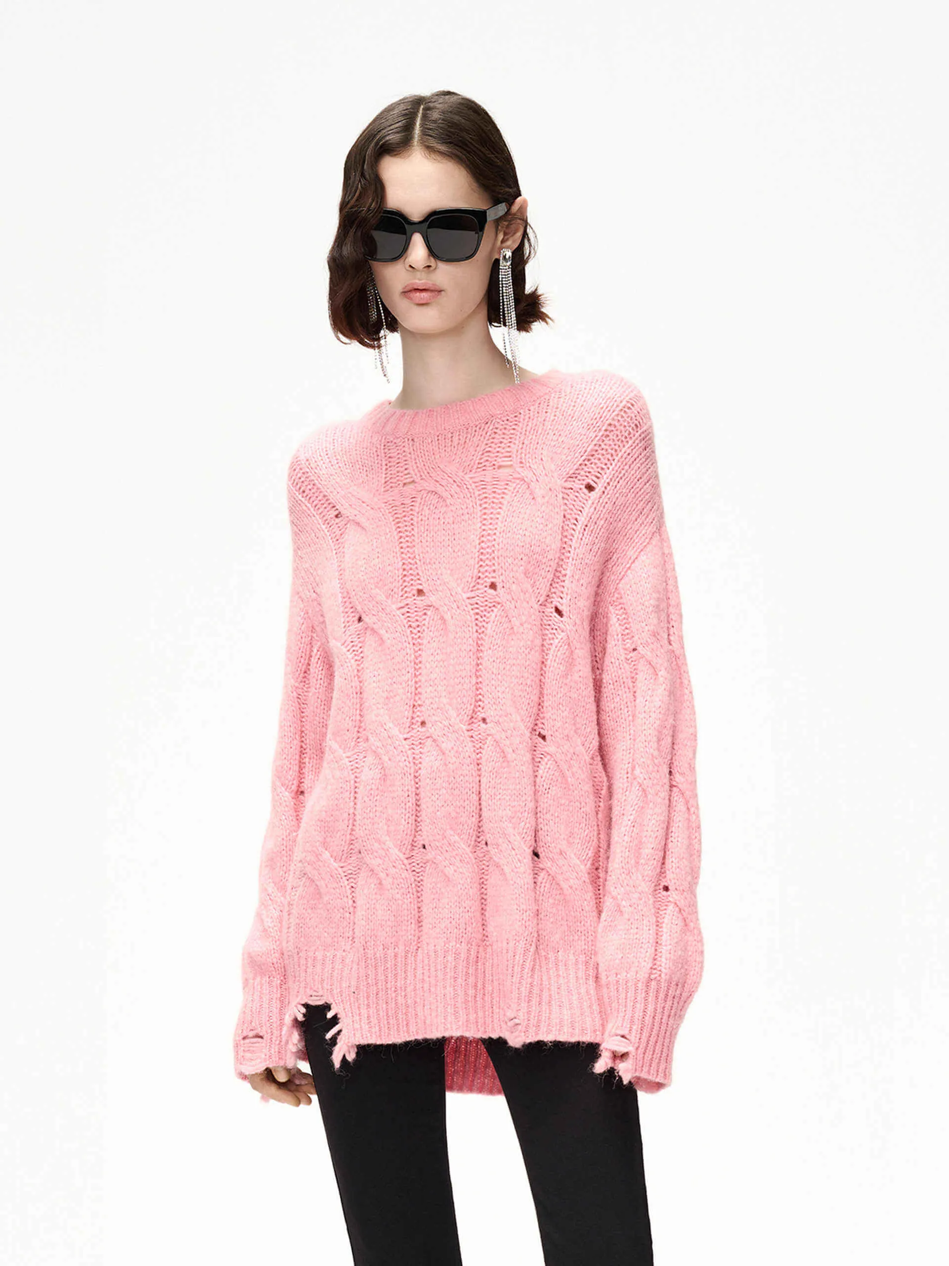 Loose Distressed Sweater