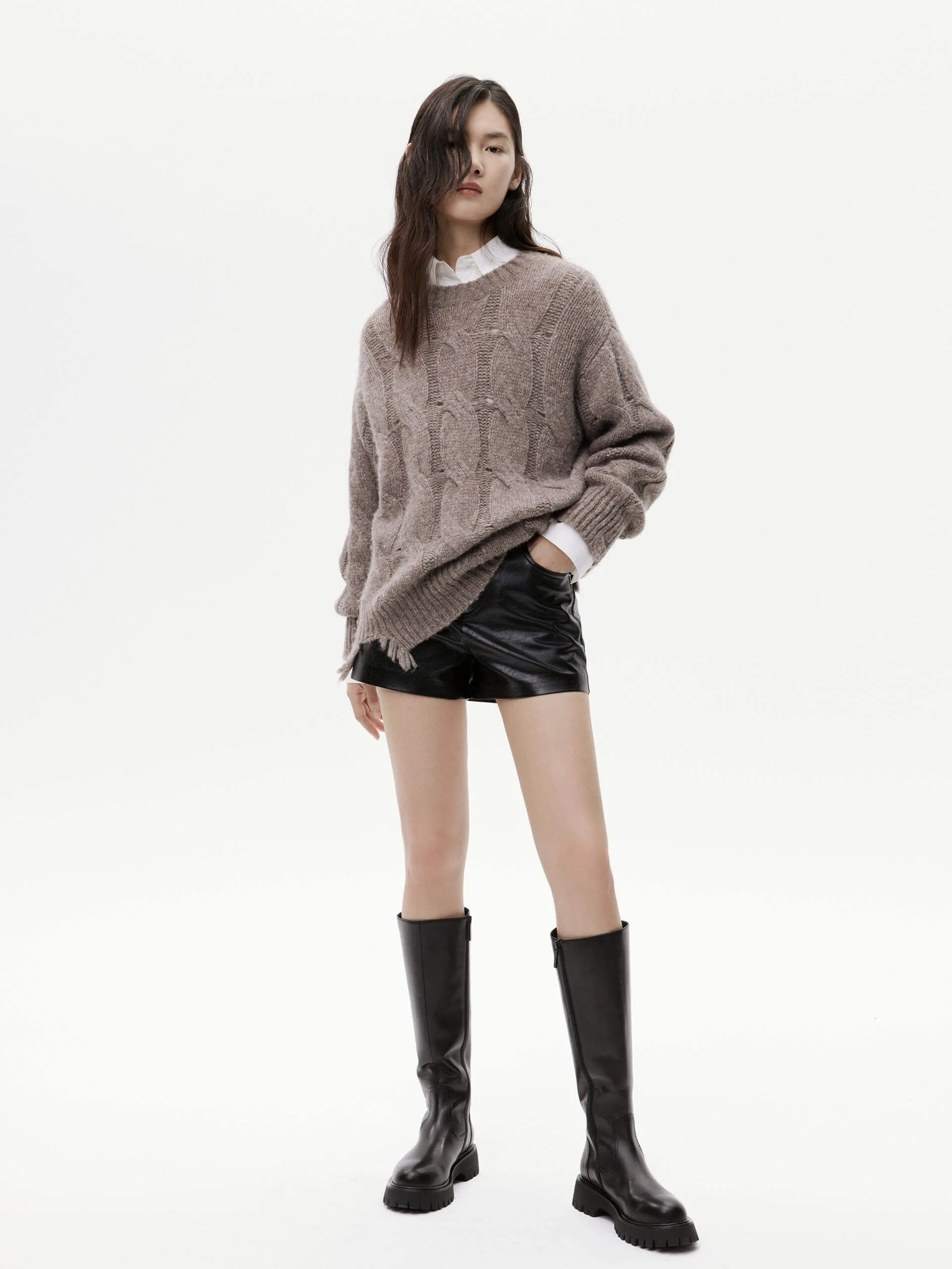 Loose Distressed Sweater