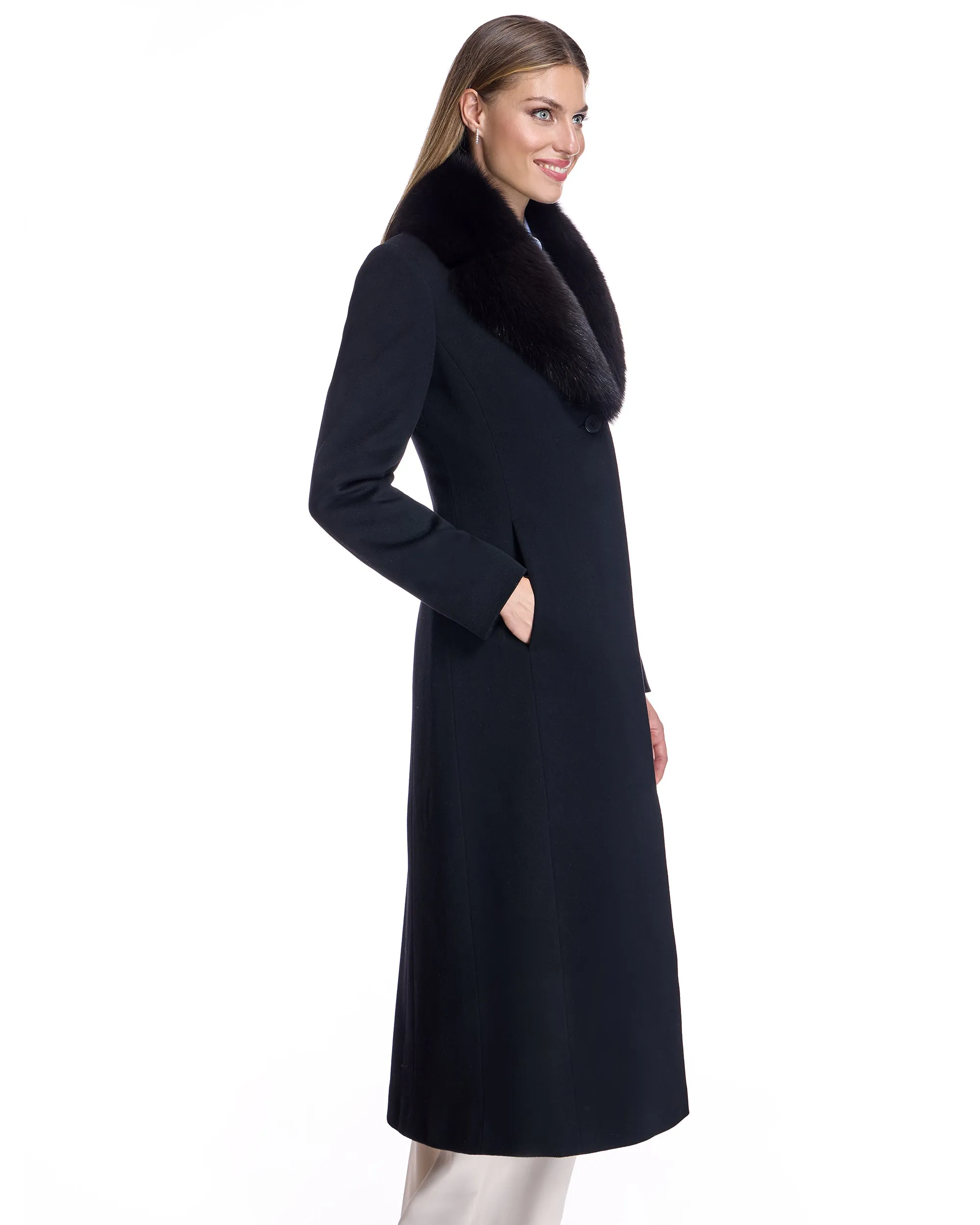Loro Piana Full Length Wool Coat