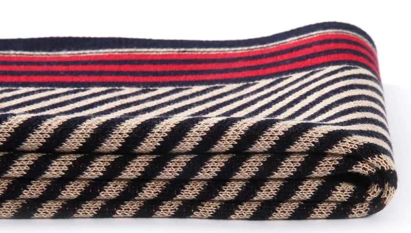 Male Wool Stripped Winter Scarf
