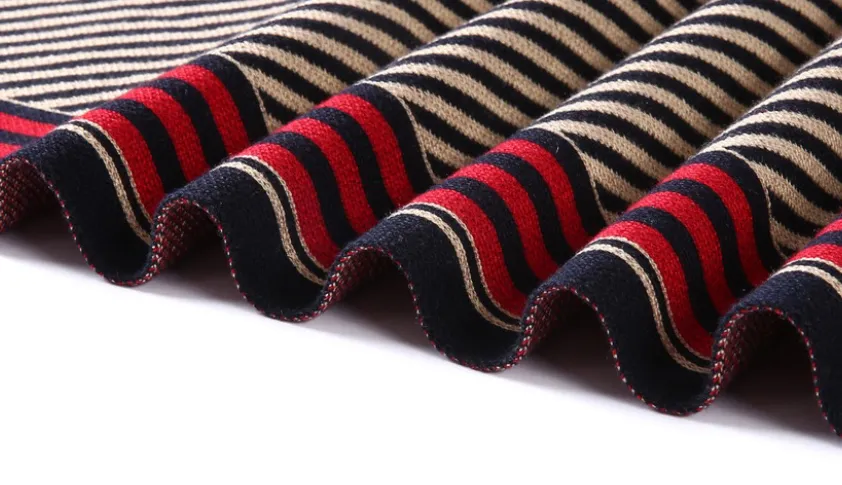 Male Wool Stripped Winter Scarf