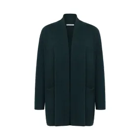 Mansted - Mitty Lambswool Coatigan  - Dark Petrol