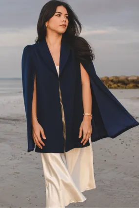 Marina Cape in Navy