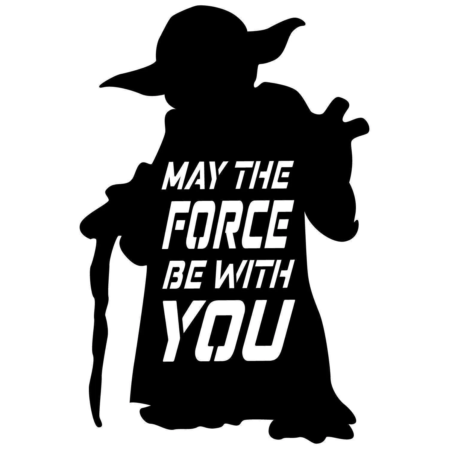 MAY THE FORCE BE WITH YOU Wall Art