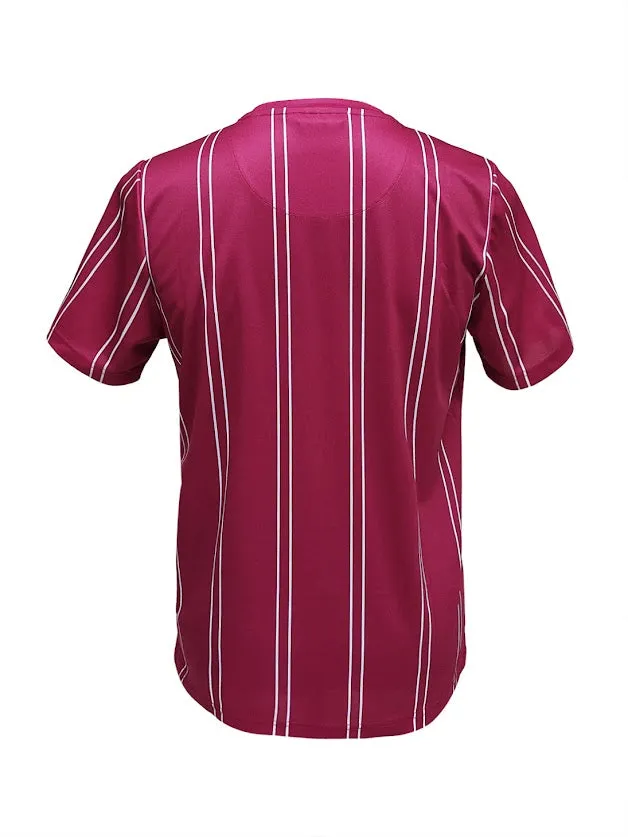 Men's Bamboo Charcoal Antibacterial Deodorant Striped T-shirt