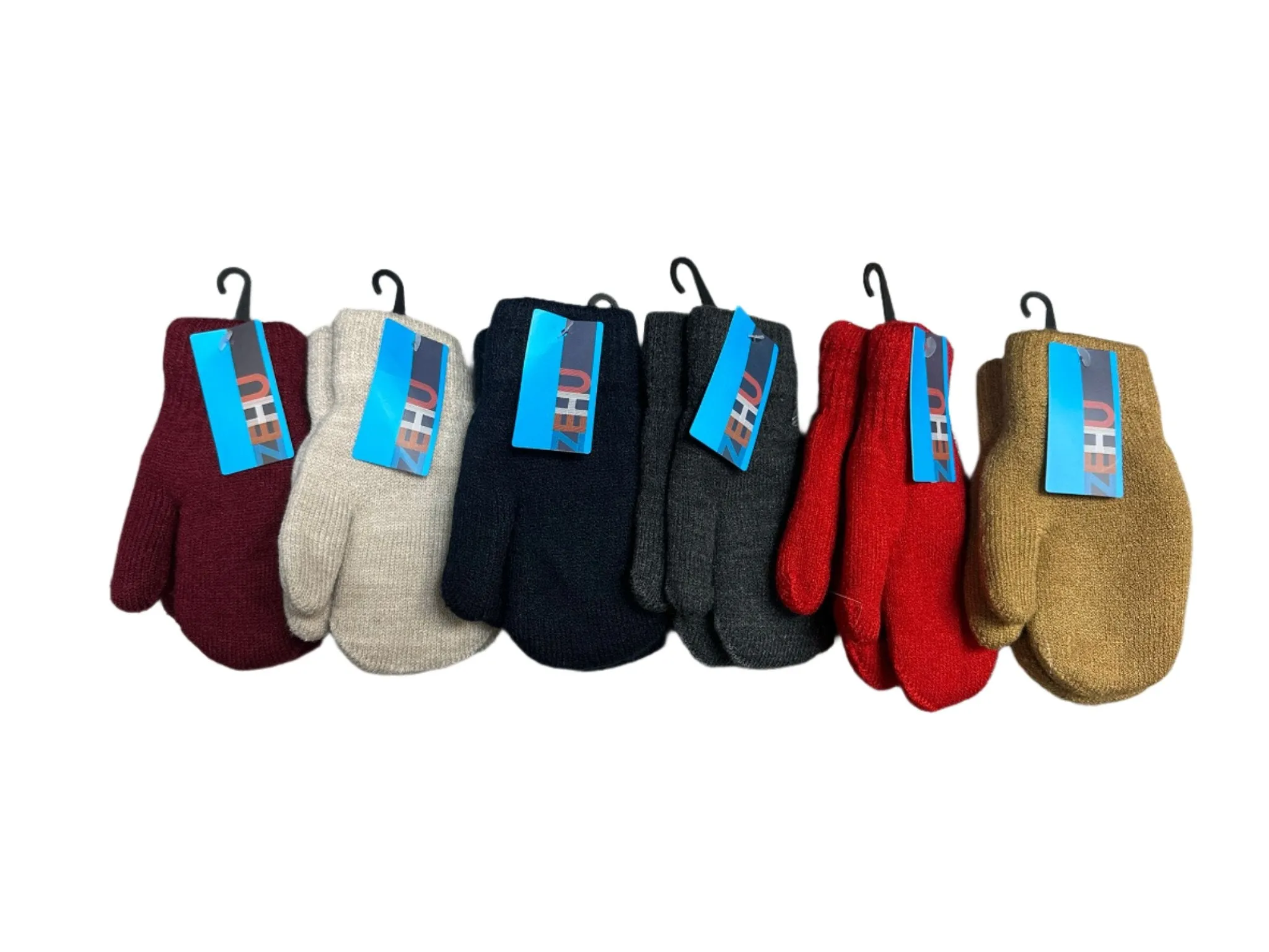 mitten double layer - stone