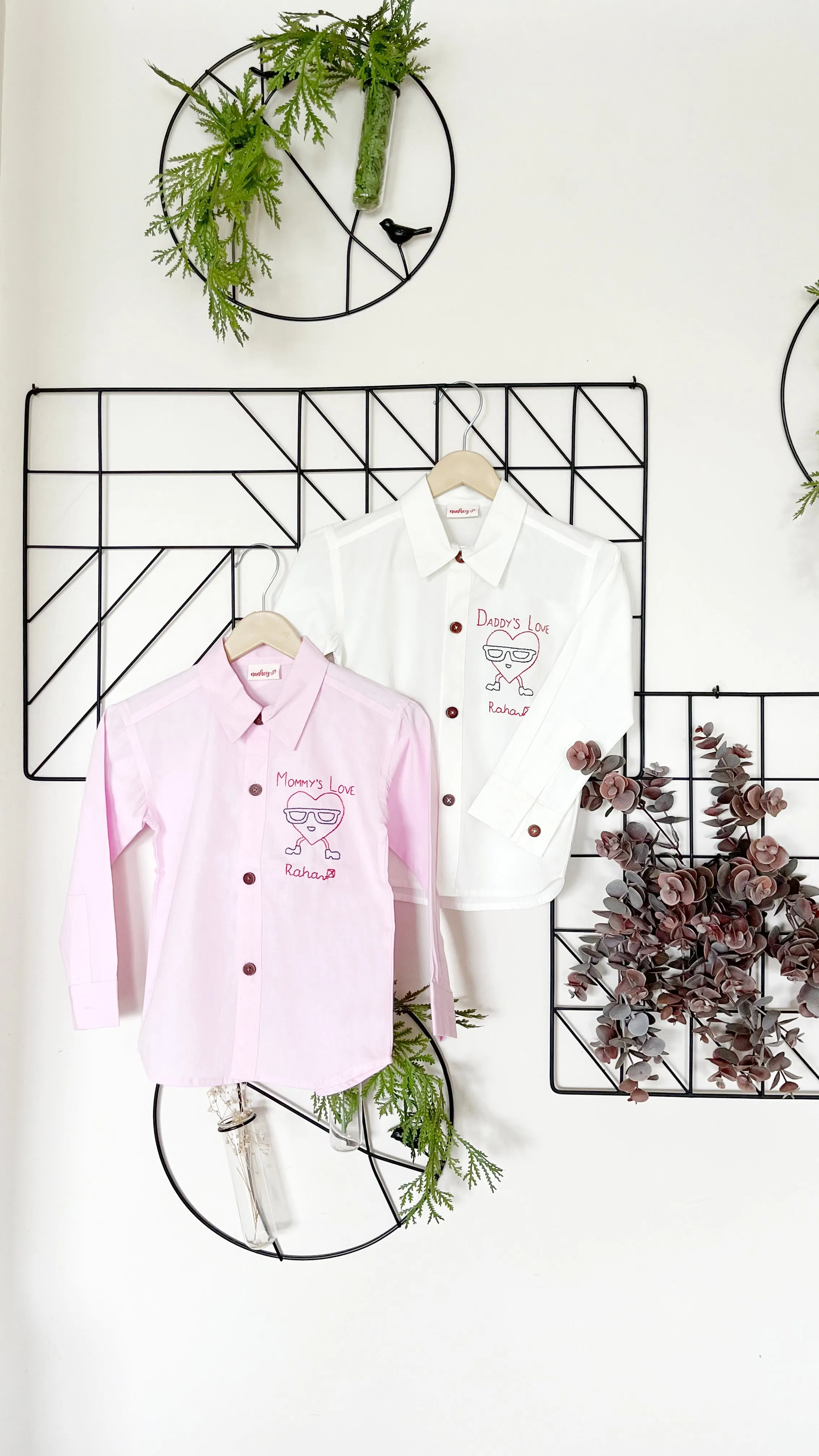 Mommy's Love (Pink) – Personalized Formal Shirt