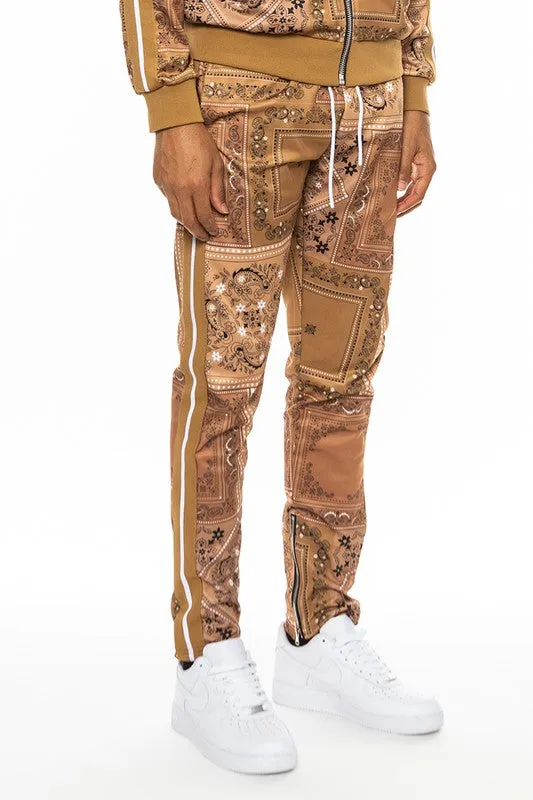 Paisley Bandana Print Track Pants choice of colors
