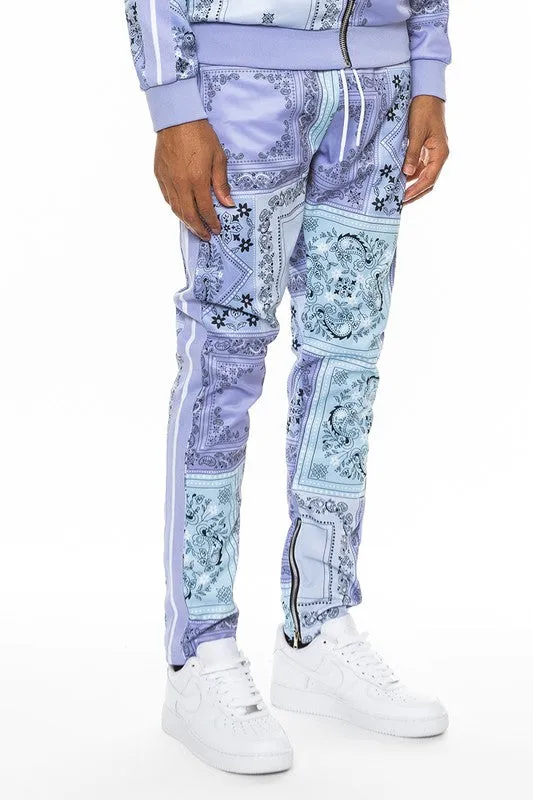 Paisley Bandana Print Track Pants choice of colors