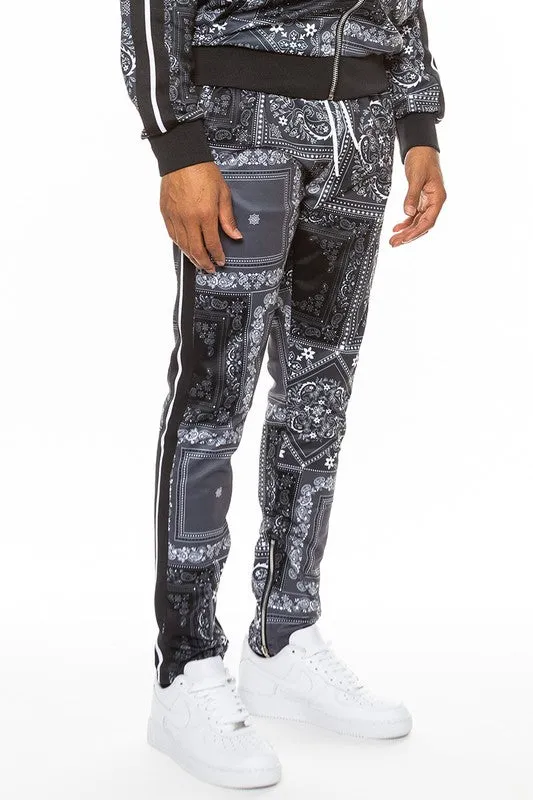Paisley Bandana Print Track Pants choice of colors