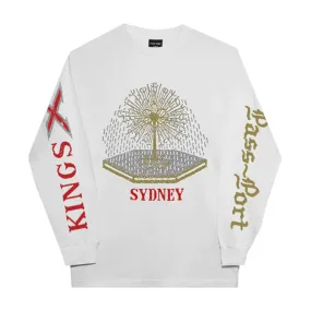 Passport King's Longsleeve T-shirt in White