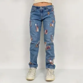 Patchwork Americana Jeans