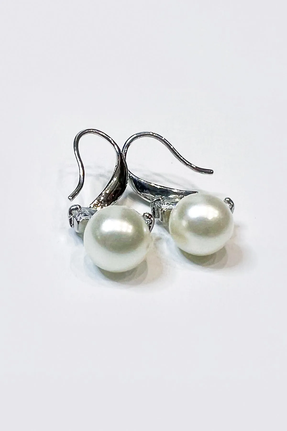 Pearl Diamond Earrings - S23 - WJW0048