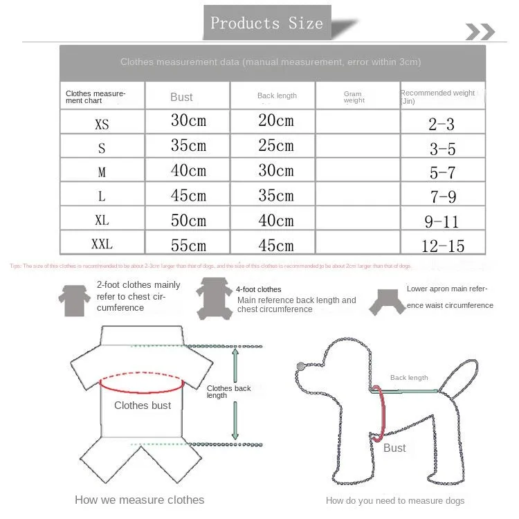 Pet Clothes Autumn Winter Teddy Dogs Four Pants Three-layer Waterproof Cotton-padded Coat