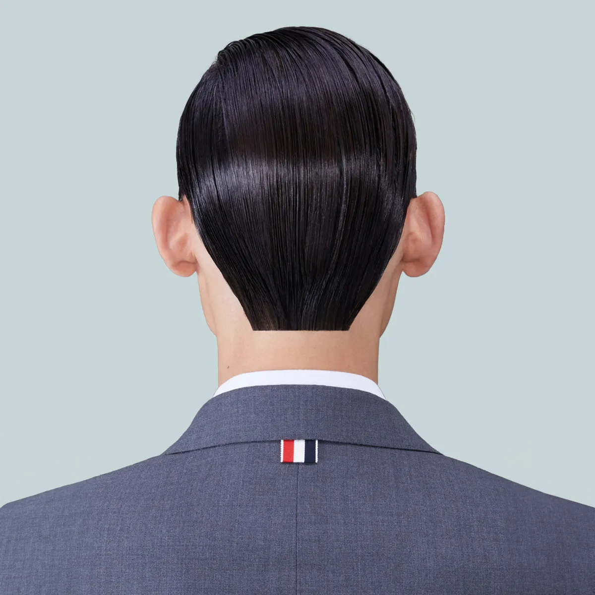 Plain Weave Suiting 4-Bar Classic Sport Coat Tonal Grey