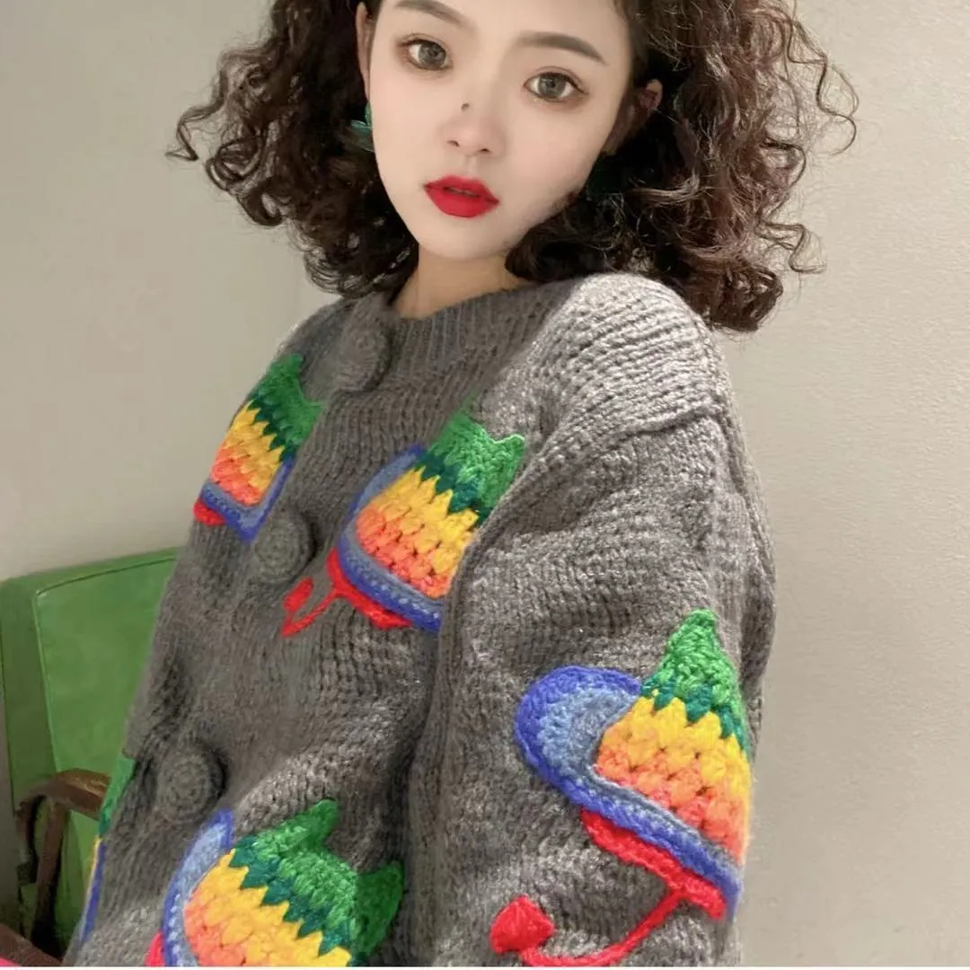 RAINBOW CAT Sweater
