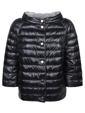 Reversible Nylon Black Cape
