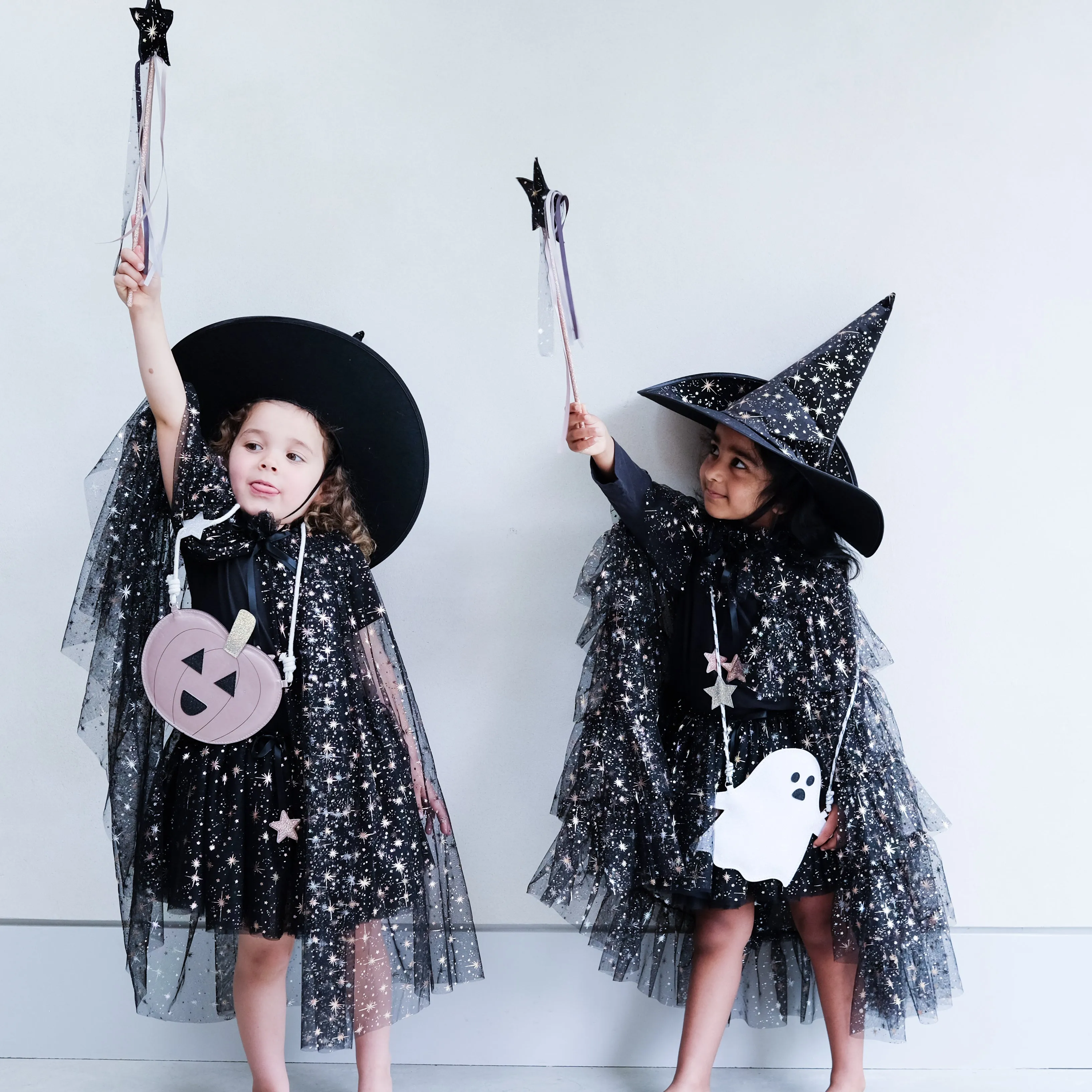 Ruffle aurora witch cape