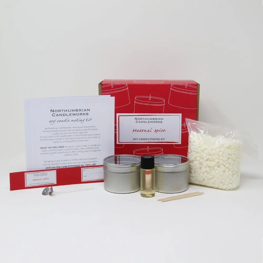 Seasonal Spice Candle Making Kit