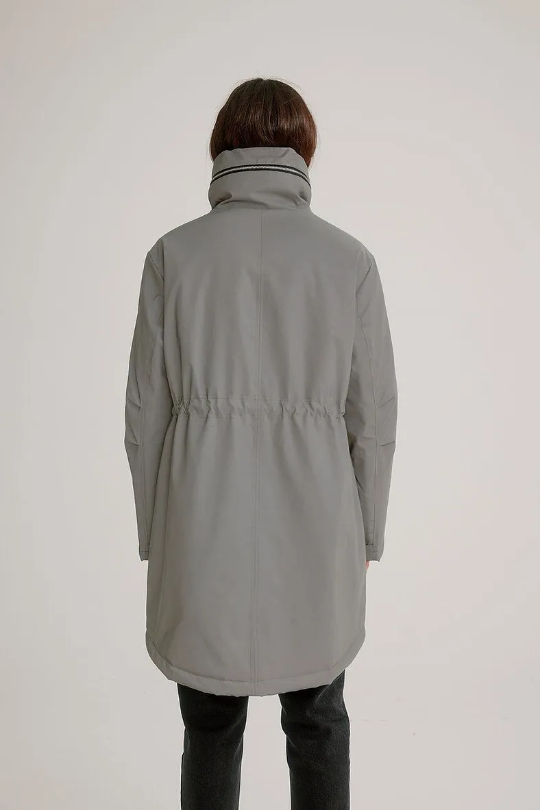 Silver Reflective Rain Jacket