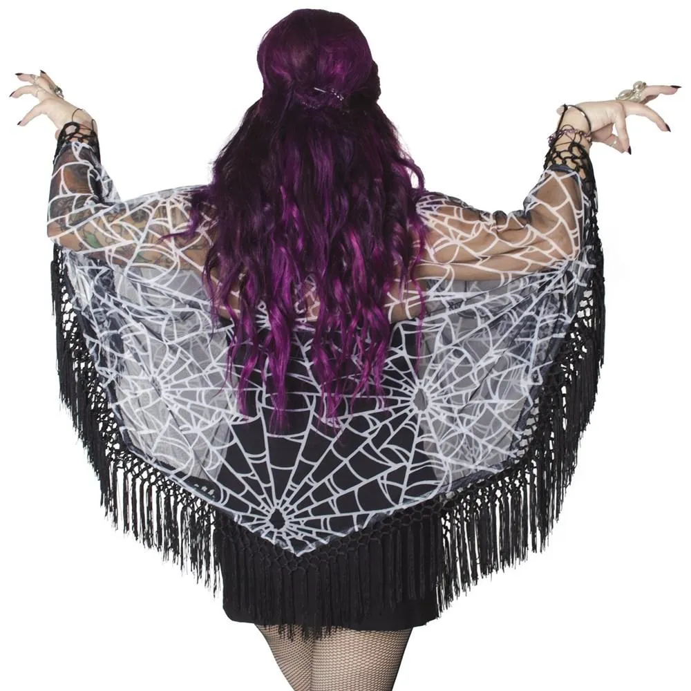 Spiderweb Mesh Cape