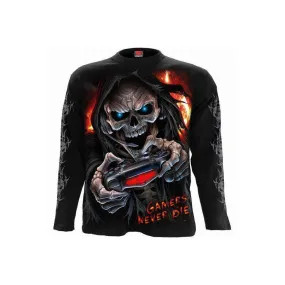 Spiral Respawn - Longsleeve T-Shirt Black