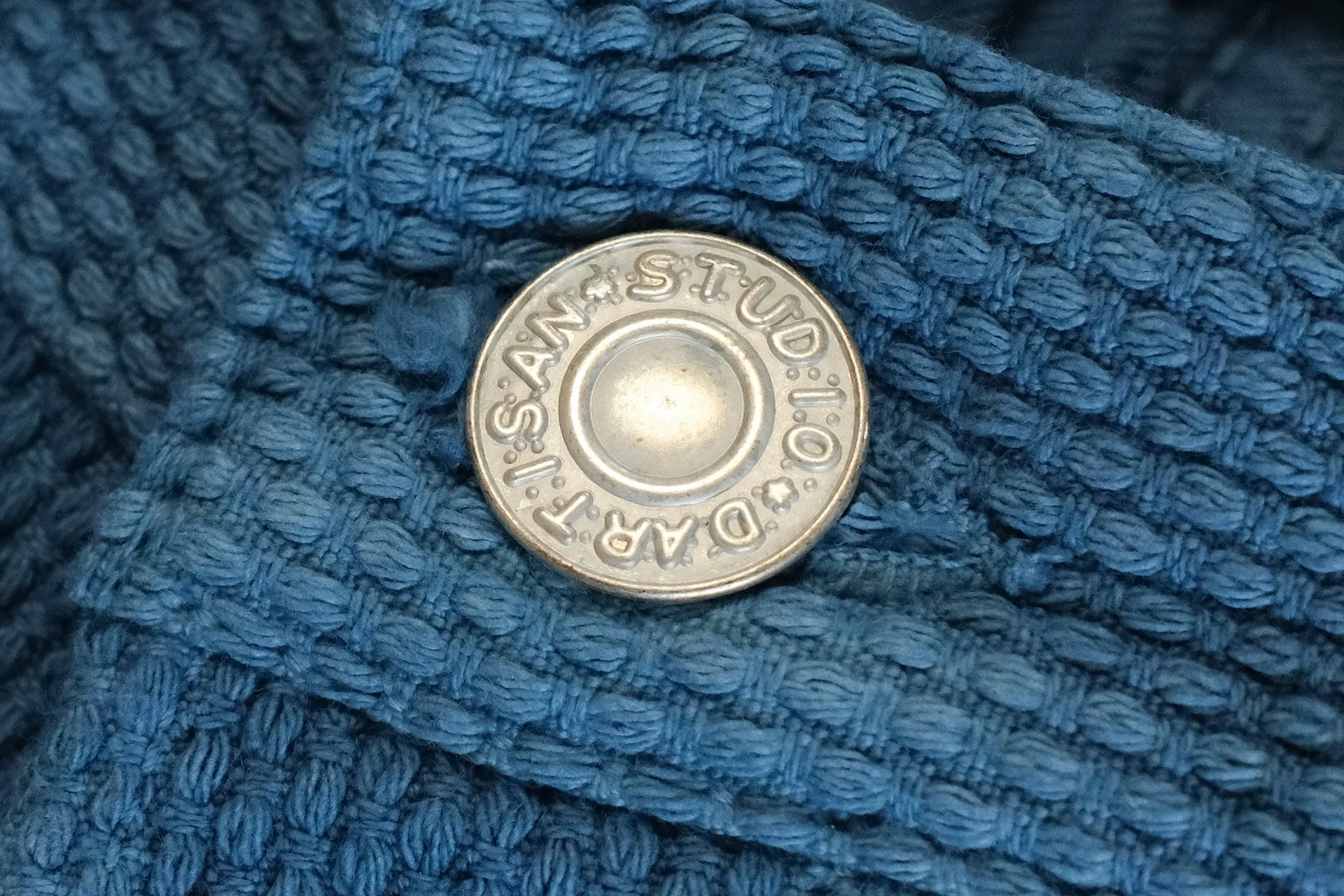 Studio D'Artisan 12.5oz "Awa-Ai" Natural Indigo Dyed Sashiko Trousers (Relaxed Tapered Fit)