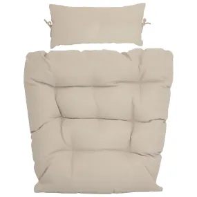 Sunnydaze Replacement Seat Cushion and Headrest Pillow for Caroline Egg Chair