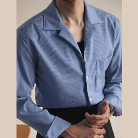 Tailored collar old money shirt