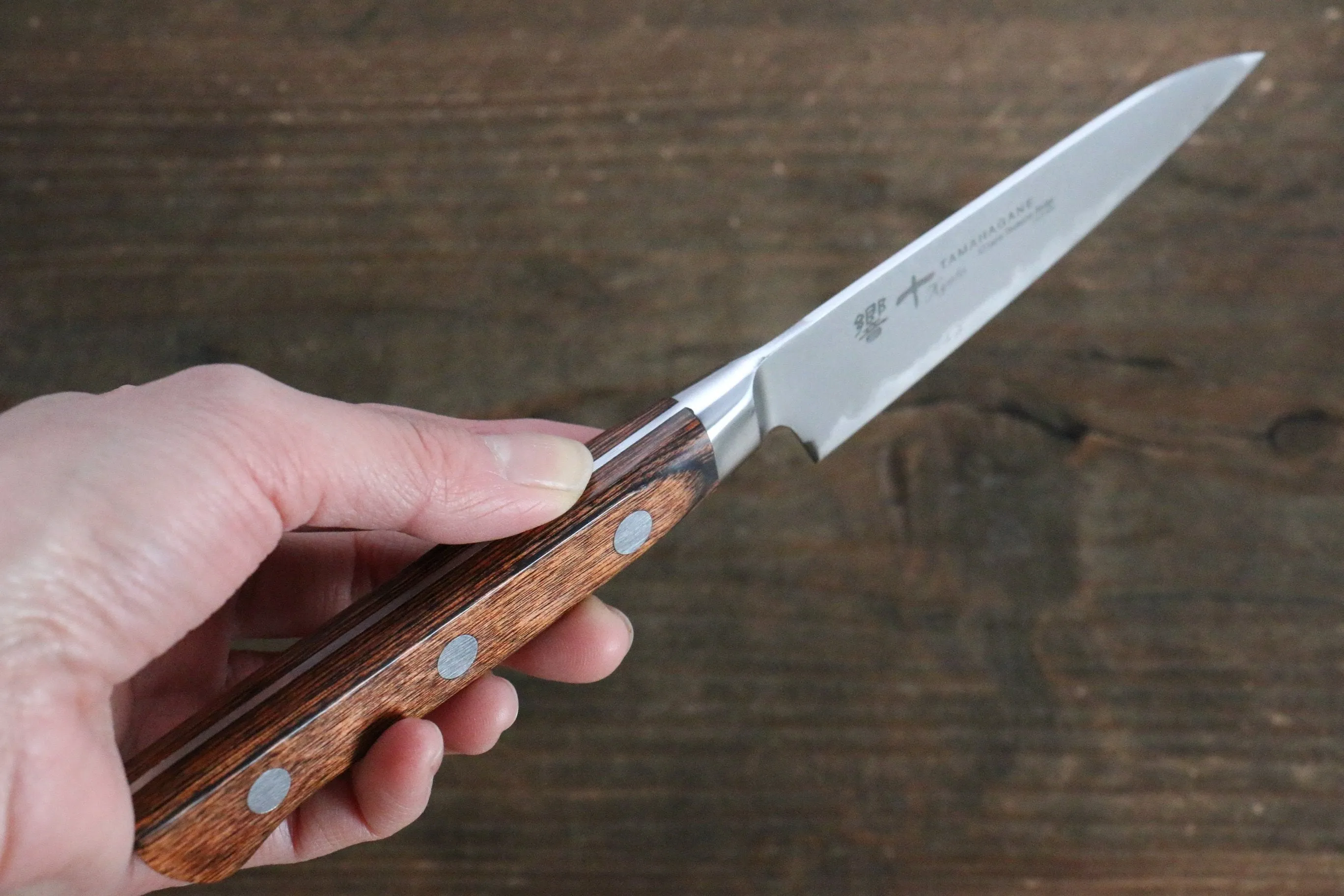 Tamahagane Kyoto 63 Layer Damascus Paring 90mm KP-1109