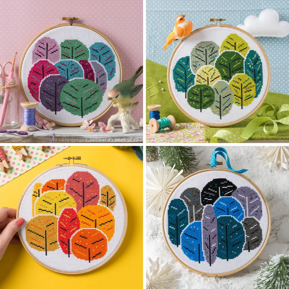 Trees Cross Stitch Bundle