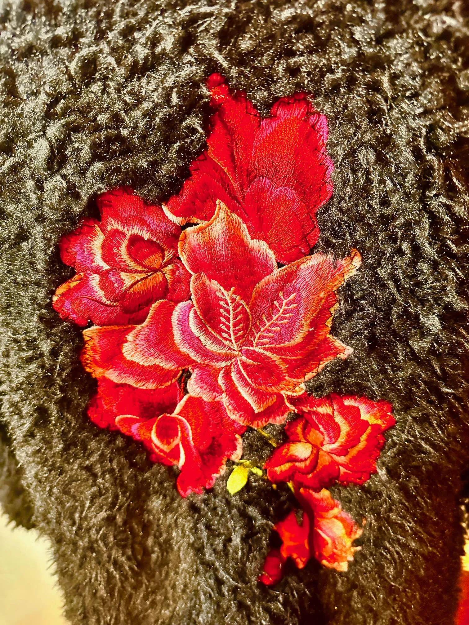 Warm Black Fuzzy Lined Jacket