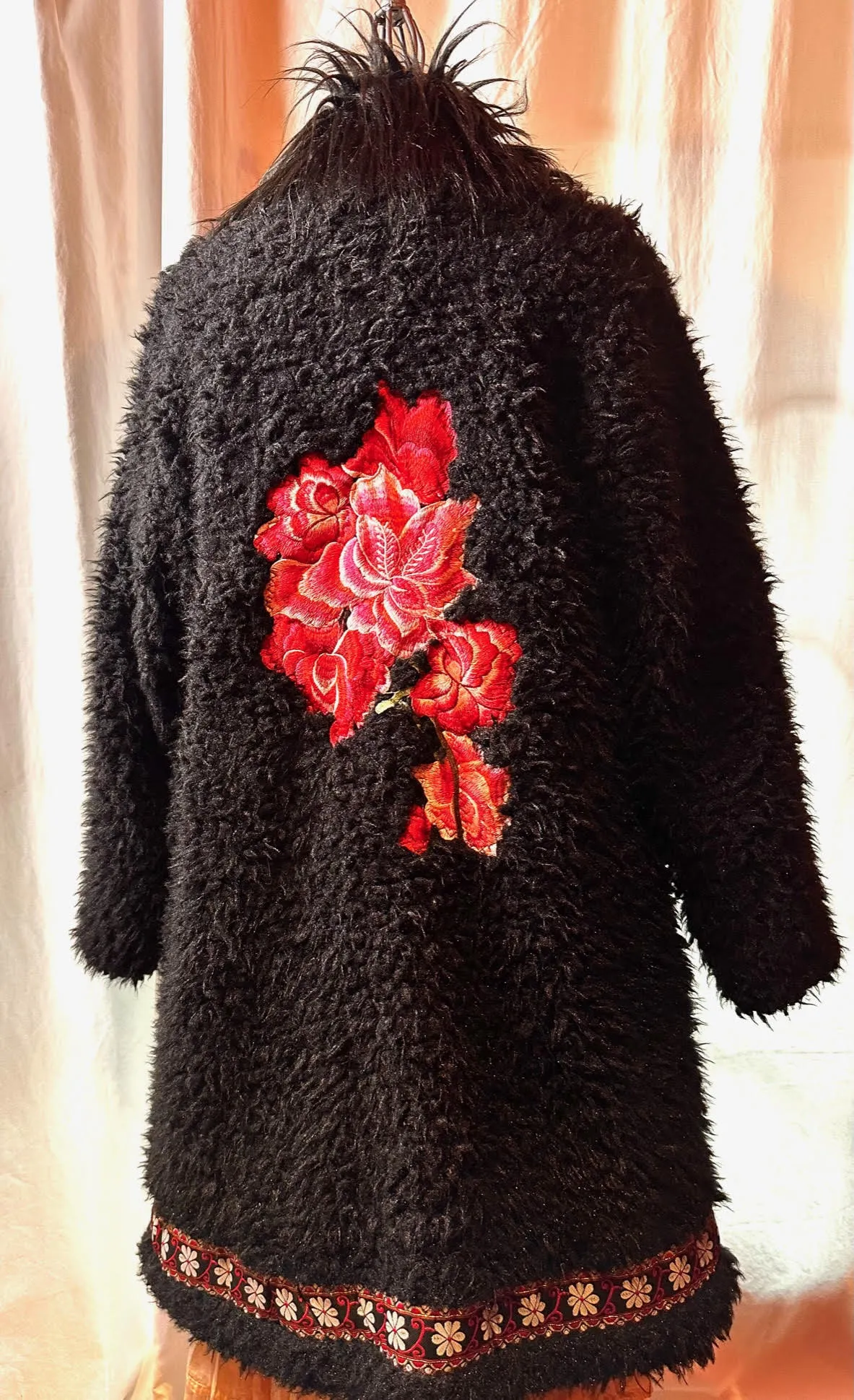 Warm Black Fuzzy Lined Jacket