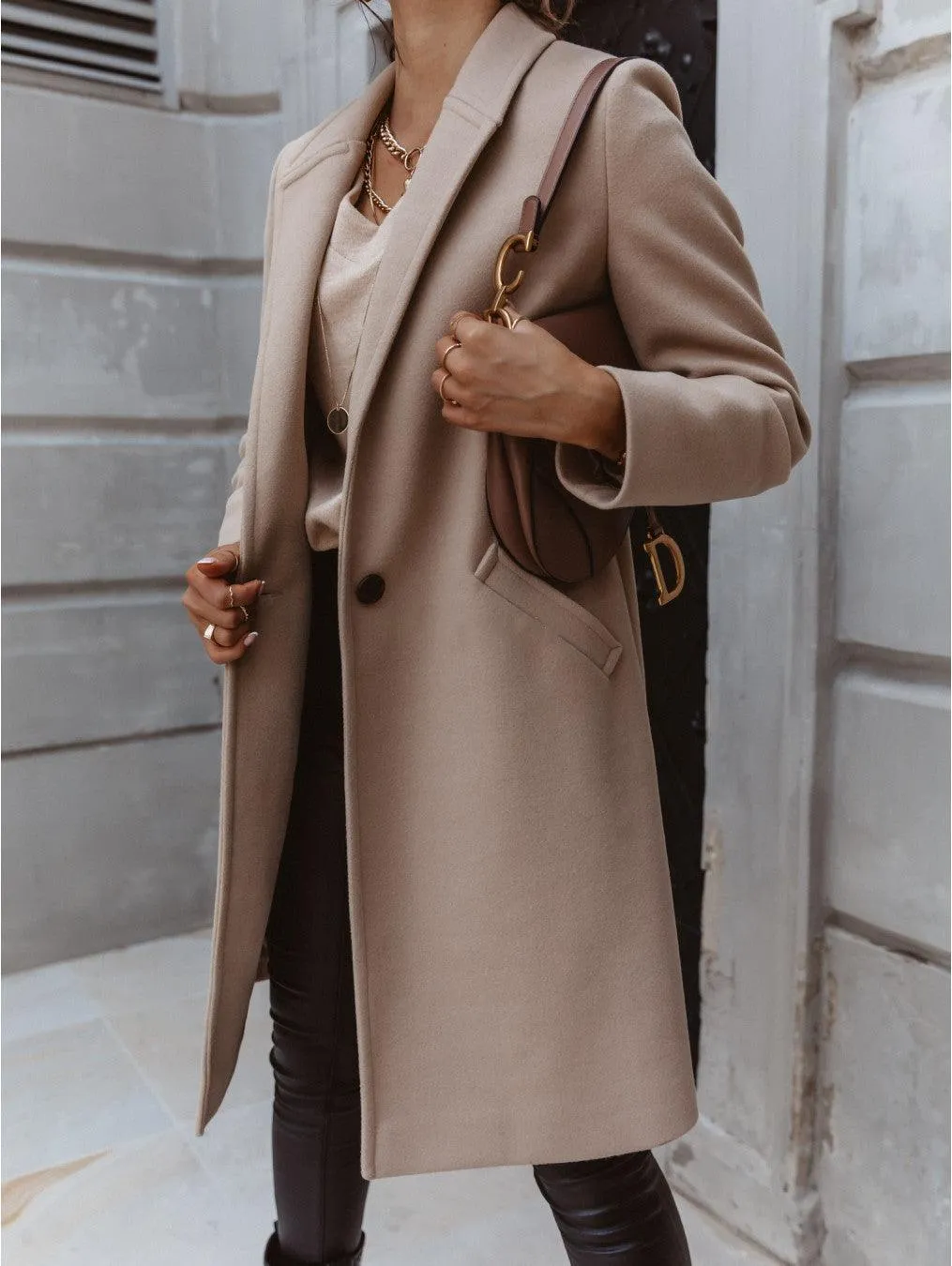 Winter wool coat