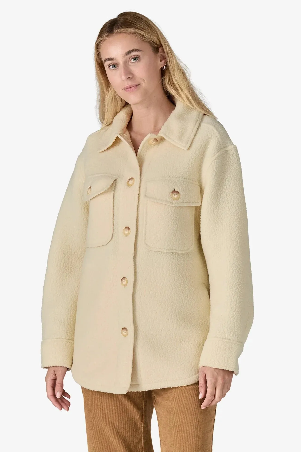 Women's Retro Pile Fleece Shacket
